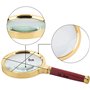 Loupe de poche 10x pour l'apprentissage à la maison, la lecture et la recherche de défauts
