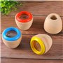 OFKPO 4 Pcs Mini kaléidoscope en Bois Magical, Kaléidoscope en Bois Magique Jouet D'éducation pour L'apprentissage des Enfants