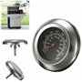 Jzhen Thermomètre de Four en Acier Inoxydable Thermomètre pour BBQ