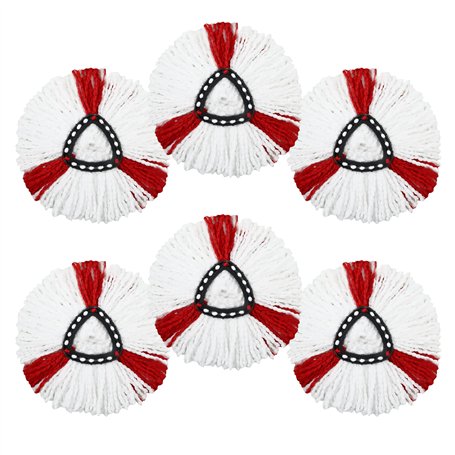 6 Pièces Têtes de Rechange pour vileda serpillière