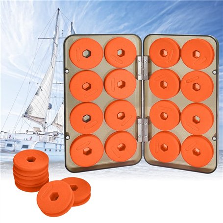 ANTHYTA 16 Pcs Bobines de Mousse de Pêche