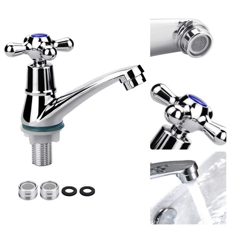 FIGFYOU Robinet Lavabo Salle de Bain en Métal