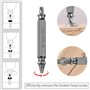 Extracteur à Vis à Tête Double,Endommagé Vis Extracteur et Retirer Kit H.S.S.1＃/2＃/3＃/4＃0＃-(5Pcs)