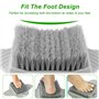 PERFETSELL Brosse à récurer les pieds Masseur pour pieds Masseur Brosse de douche avec ventouses antidérapantes et tapis de mass