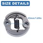 Embrayage pour STIHL FS160 FS180 FS220 FS280 Débroussailleuse, AUMEL Pignon Accessoire Embrayage Debroussailleuse Pièces Détaché