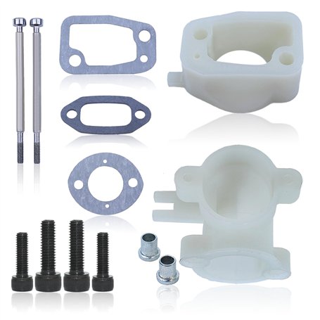AUMEL Kit collecteur d'admission pour Husqvarna la tronçonneuse 268 272 joint de vis de boulon de silencieux de carburateur à re