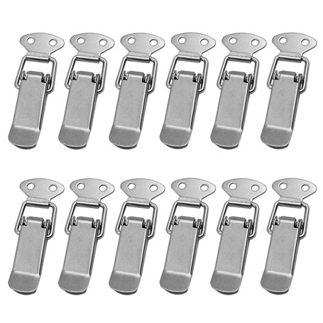 Attache Capot 12 Pièces Fermeture à Levier Moraillon de Porte