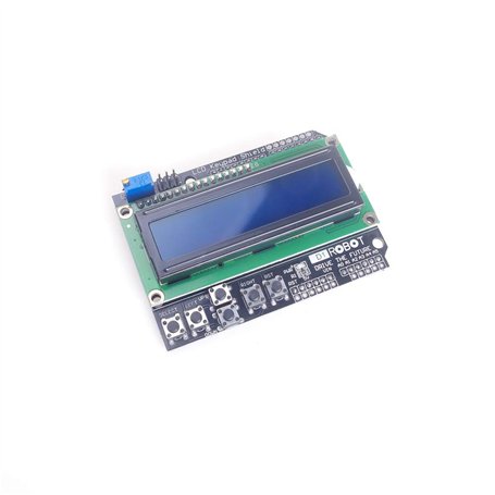 ANGEEK Panneau de clavier LCD du personnage LCD1602 - Carte d'extension pour Arduino