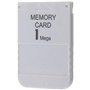 CHILDMORY 1MB carte mémoire pour PlayStation one PS1 console 1 Mega blanc carte mémoire