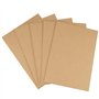 HEIHAK Lot de 25 dossiers en papier kraft A4 avec poches pour cartes, dossiers à coupe carrée en carton A4 pour bureau, maison, 