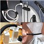 Relota 156 pièces kit de Gestion Câbles, 5 Clips Câble Adhésifs 4 Câble Gaine 35 Clips Câbles 100 Serre Câbles 2 rouleaux Ruban 