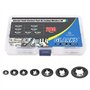 Glarks Assortiment de 280 rondelles de verrouillage à denture interne Starlock