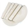 Diealles Set de Table Rond, Lot de 6 Set de Table Beige, Résistantes à La Chaleur Set de Table Lavable, Dessous de Table pour Ta