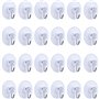Mudder 24 Pièces Crochets d'Aspiration Crochet Ventouses pour Salle de Bains Cuisine et Kitchen (45 mm)
