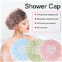 YPYMOD Bonnet De Douche Bonnet de Bain élastiques Chapeau Réutilisables avec Des Bandes Élastiques Pour Femmes Filles Douche SPA