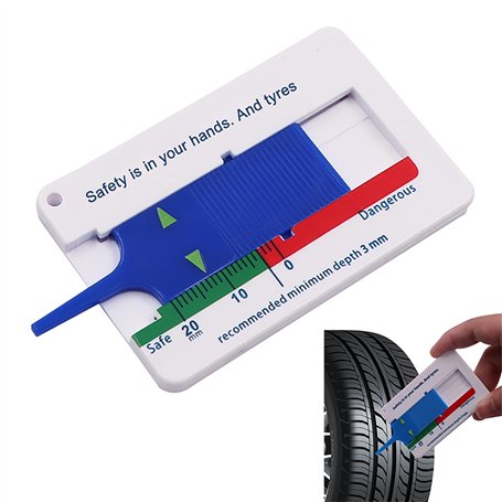 Eupneicu Jauge De Profondeur De Bande De Roulement De Pneu 0-20 Mm