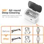KECOOLKE Nettoyeur à ultrasons pour Bijoux, 600 ML Nettoyant sonique avec minuterie numérique pour Lunettes, bagues, pièces de M