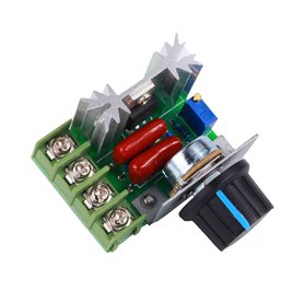 Yosoo PWM Contrôleur Moteur AC Contrôle Vitesse 2000 W Tension Réglable Régulateur 50-220 V 25 A LED Variateurs