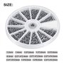 Assortiment De 600 Petites Vis Et Ecrous En Acier Inoxydable, M1 M1.2 M1.4 M1.6 Pour Montres Et Lunettes
