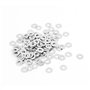 sourcingmap M1.6 x 0.3mm Rondelle Plate en Acier Inoxydable Scellé pour Vis à Boulon 100Pcs