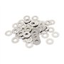 sourcingmap M5x12mmx0.5mm Rondelle Plate en Acier Inoxydable Rond pour Vis à Boulon 100Pcs