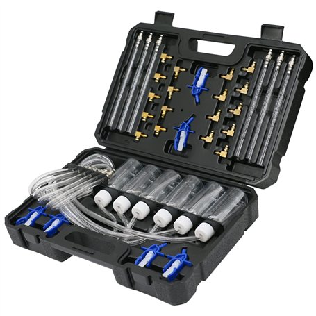 XiTuanYuan Kit de test pour rail d'injection de moteur diesel 6 cylindres (24 pièces)