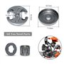 Haishine .325"-7T Tambour d'embrayage Embrayage Assy Pignon Jante Roulement à aiguilles kit pour Husqvarna 340 345 346XP 350 351