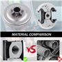 Adefol Pignon et Embrayage pour Husqvarna 345 445 340 450, Pignon de Chaîne .325'' Pas 6 Dents + Tambour d'embrayage + Roulement