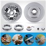 ADEFOL Kit de Pignon et Embrayage pour Tronconneuse STIHL MS441 MS440 MS460 MS362 MS361 044 046, 7-Dents Pignon + 3/8" Pignon + 