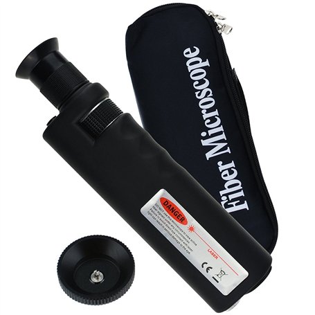 Inspection Tenue dans la Main portative de Microscope de Fibre de 400x pour l'illumination coaxiale Comprenant des adaptateurs d