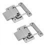 Hyuduo 2Pcs Moraillon de Porte, Loquet du Moraillon, Fermeture à Levier Loquet à Ressort en Acier Inoxydable pour Coffret, Boîte