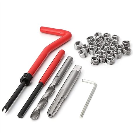 WANGCL Lot de 30 kits de réparation de filetage M6 Helicoil inserts de filetage