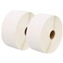 2 Compatibles Rouleaux 52mm x 38mm Étiquettes thermique pour Zebra GK420d GK420t GC420d GX420d GX420t GC420t GX430t GT800 LP2844