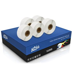 RINKLEE 11355 S0722550 Étiquettes Compatible pour DYMO LabelWriter 4XL 450 400 330 320 310 Duo/Turbo/Twin Turbo SEIKO SLP 450 43