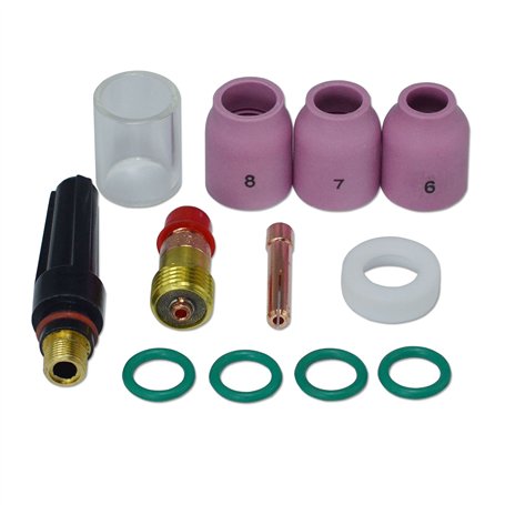 RIVERWELD Corps de Collet Diffuseur de Gaz Compact 17GL332 10N24S 2