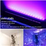 64 LEDs Violet Lampe Barre IP66 Étanche Extérieur Projecteur UV Eclairage pour Noël