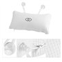 DEWIN Coussin Baignoire, Antidérapant Oreiller de Baignoire Coussin Spa Coussin de Bain Oreiller Spa Baignoire avec Ventouses