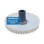 Lichtblau Pignon droit pour robot de cuisine Bosch 177498 00177498 I Roue dentée rechange pour entraînement engrenage MUM4 I Piè