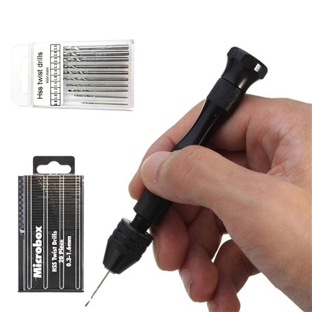 DXIA 31Pcs Mini Perceuse à Main
