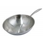 klaus Wok 28 cm en Inox inoxydable haute qualité Tous Feux Dont Induction | Cuisson Saine et Homogène | Facile à Nettoyer