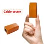 Boîte de test de câble réseau Testeur CCTV câble réseau à connecteur de ligne CCTV testeur de câble réseau détection d'accessoir