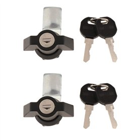 2pcs Verrouillage à Clé pour Porte Armoir à Outils Électrique