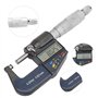 Micromètre Électronique Numérique Extérieur 0-25 Mm Hyuduo Haute Précision Micro Étrier Outil de Mesure de La Longueur Micromètr
