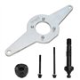DPTOOL Outil de Maintien d'amortisseur de Vibrations Amortisseur de poulie de Vilebrequin Compatible avec Skoda VW 1.8 2.0 4V TF