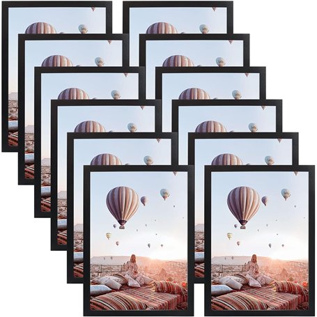 Lot de 10 cadres photo magnétiques A4 – Cadre magnétique pour feuilles de papier