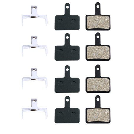 Lot de 4 paires de plaquettes de frein à disque en résine semi-métallique de rechange pour Tektro A10.11 E10.11 P20.11 Aquila Au
