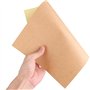Papier Autocollant Kraft A4,30 A4 de papier kraft imprimable et Autocollant Feuilles Papier Kraft Imprimable pour Étiquettes Fai