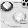 Coque Transparente Compatible avec Airpods 4 avec kit de Nettoyage, Compatible avec AirPods 4e génération Coque 2024 avec dragon