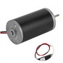 31ZY Moteur à courant continu à aimant permanent Moteur à engrenage électrique réversible pour générateur de bricolage CW/CCW (2
