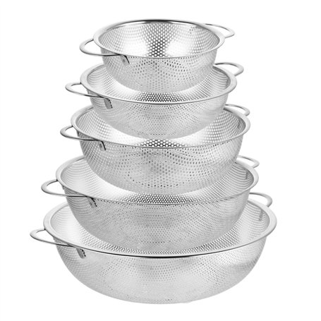 Passoire inox - passoire cuisine multifonctionnelle. Passoire robuste et pratique